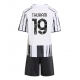Maillot de foot Juventus Khephren Thuram #19 Domicile vêtements enfant 2025-26 Manches Courtes (+ pantalon court)